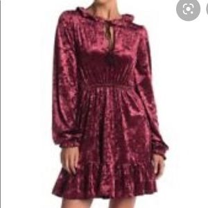 NWT Romeo & Juliet Couture Velvet Peasant dress